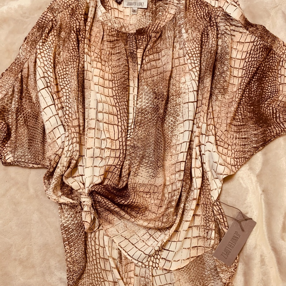 Jennifer Lopez Parisian Chic Blouse